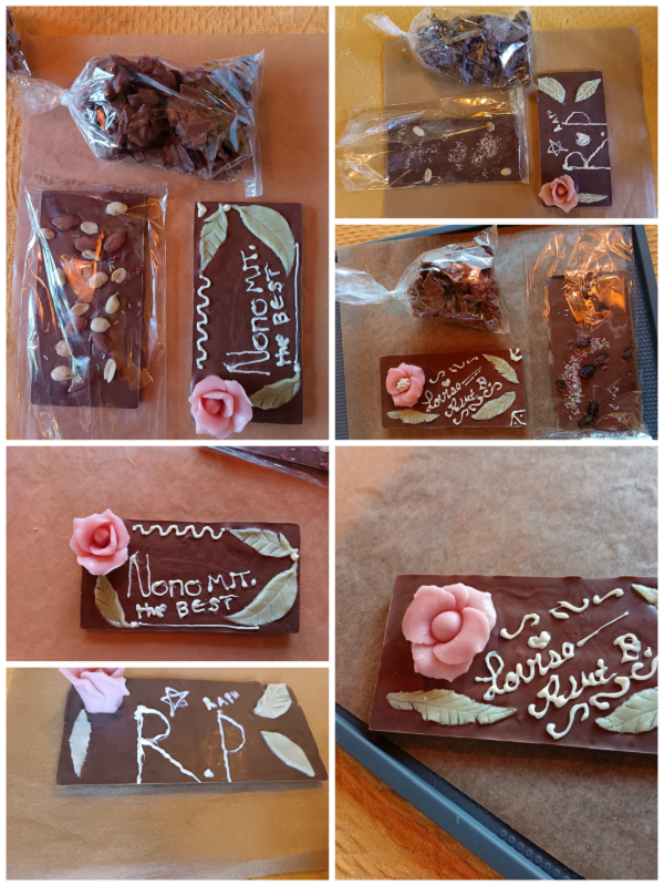 atelier-enfants-réalisation-tablette-personnaliser-bonbon-fleurs-pate-amande