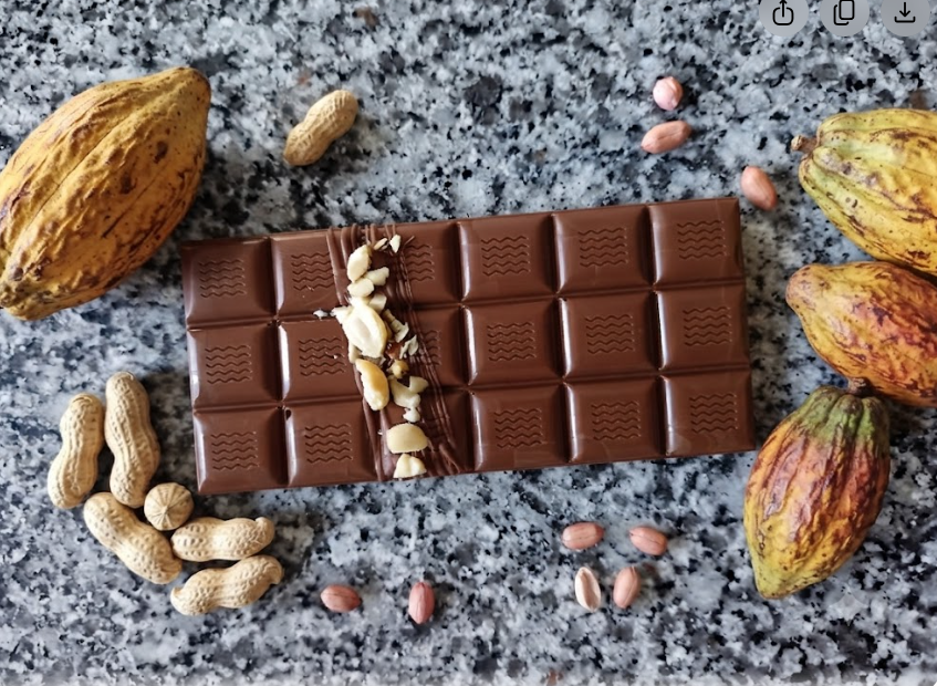 tablette praliné cacahuète