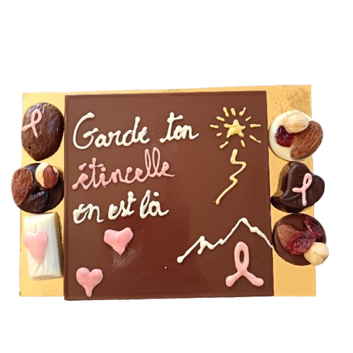 plaque personnaliser octobre rose