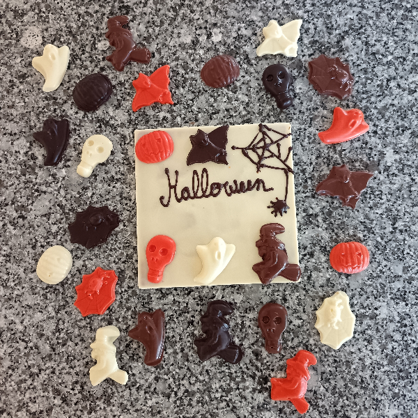 plaque chocolat halloween